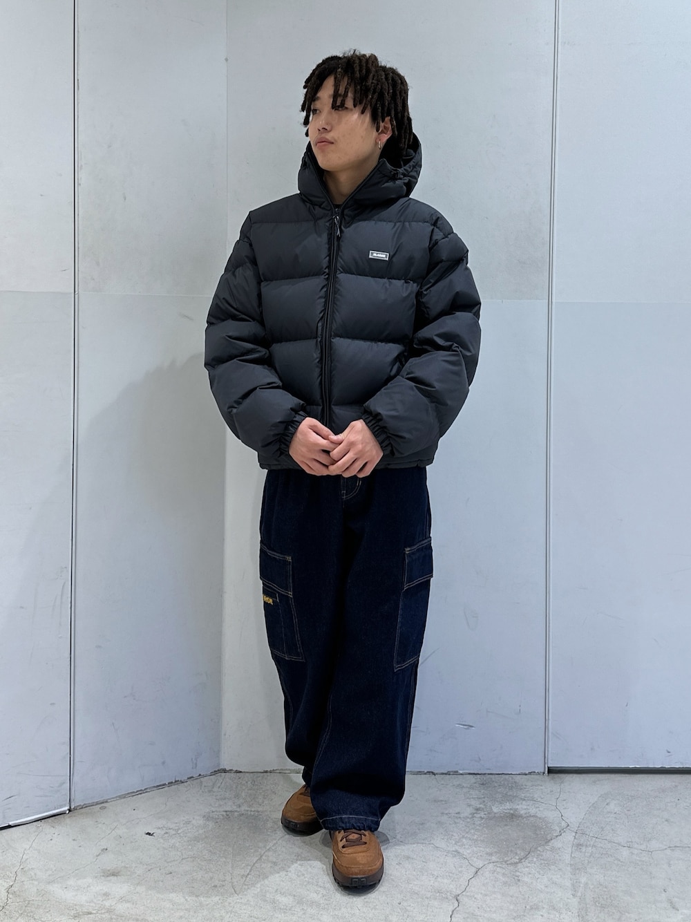 X-LARGE 黒 ダウンジャケット