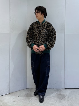 「XLARGE（エクストララージ）のアイテム（その他アウター）」を使った、いちろさん（メンズ・173cm）の冬コーディネート