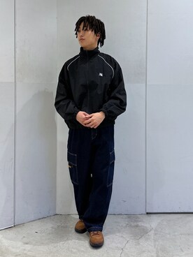 「XLARGE（エクストララージ）のアイテム（ナイロンジャケット）」を使った、いちろさん（メンズ・173cm）の冬コーディネート
