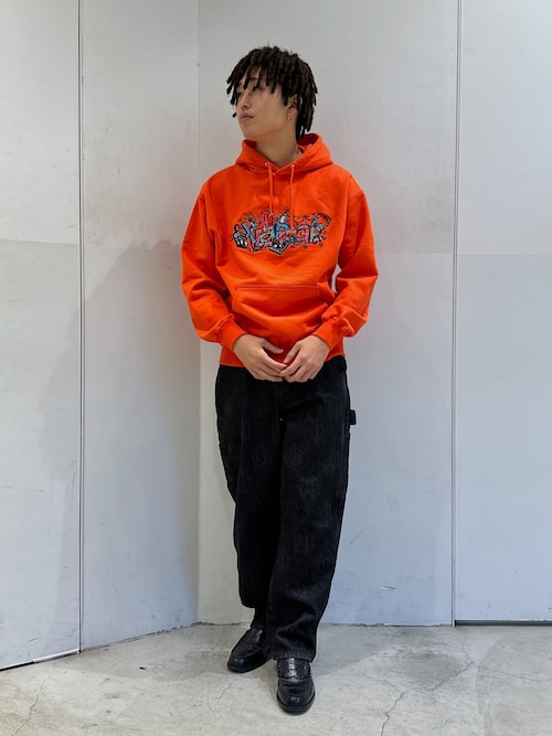 XLARGE���h�����낳��̃p�[�J�[�uTURN THE MUSIC ON HOODED SWEATSHIRT�iXLARGE�b�G�N�X�g�����[�W�j�v���g�����R�[�f�B�l�[�g