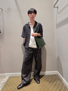 「PADRONE（パドローネ）のアイテム」を使った、Shunさん（メンズ・167cm）の夏コーディネート