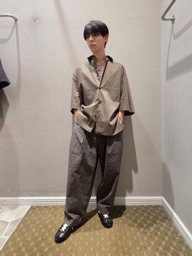 「HAVERSACK（ハバーザック）のアイテム」を使った、Shunさん（メンズ・167cm）の夏コーディネート
