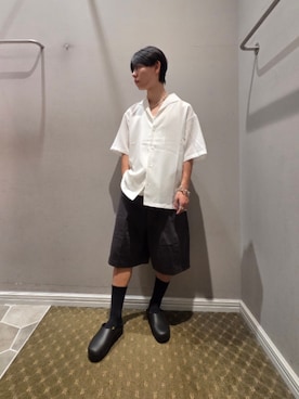 「HAVERSACK（ハバーザック）のアイテム」を使った、Shunさん（メンズ・167cm）の夏コーディネート