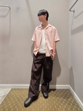 「HAVERSACK（ハバーザック）のアイテム」を使った、Shunさん（メンズ・167cm）の夏コーディネート