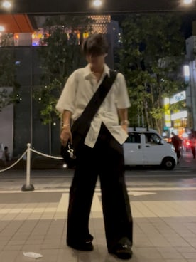 「GU（ジーユー）のアイテム」を使った、amos82amos80さん（メンズ・172cm）の夏コーディネート