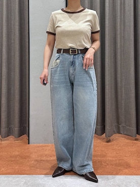 「LOWRYS FARM（ローリーズファーム）のステンレス＊ネックレス　349527（ネックレス、その他）」を使った、mimuさん（レディース・154cm）の春コーディネート