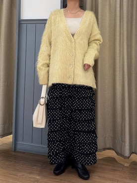 「アイテム（タンクトップ）」を使った、mimuさん（レディース・154cm）の秋コーディネート