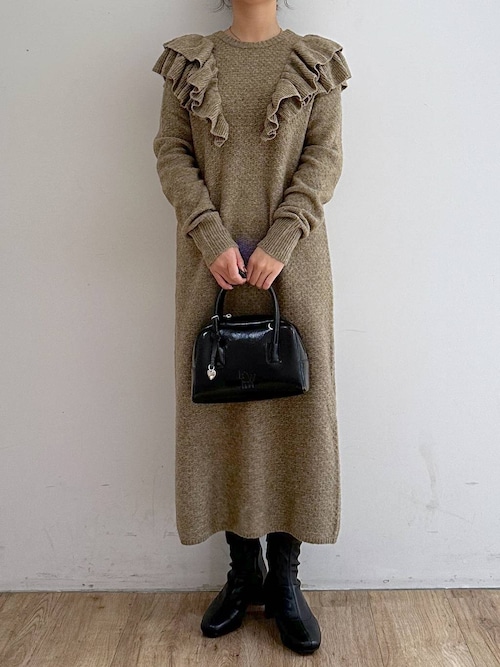 セール】2WAYフリルニットワンピース 150554（ワンピース