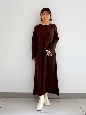 mimuさん（レディース・154cm）の冬コーディネート