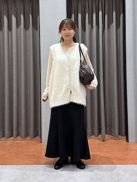 「LOWRYS FARM（ローリーズファーム）のアイテム（ブーツ）」を使った、mimuさん（レディース・154cm）の秋コーディネート