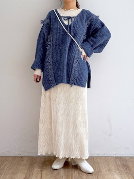 「ウエストゴム」｜「アイテム（PC・スマホグッズ/家電）」を使った、mimuさん（レディース・154cm）の秋コーディネート