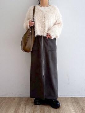 mimuさん（レディース・154cm）の冬コーディネート