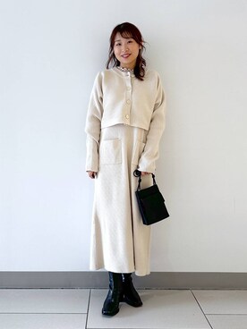 mimuさん（レディース・154cm）の冬コーディネート