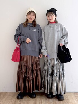 mimuさん（レディース・154cm）の冬コーディネート