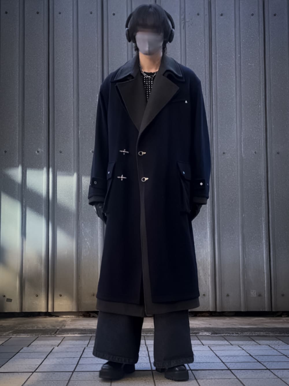 ユニセックスアイテム》Different Material Combination Prime-Over