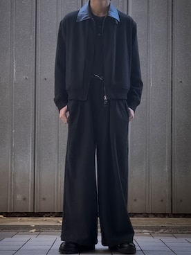 「アイテム（Tシャツ/カットソー）」を使った、umiさん（メンズ・180cm）の秋コーディネート