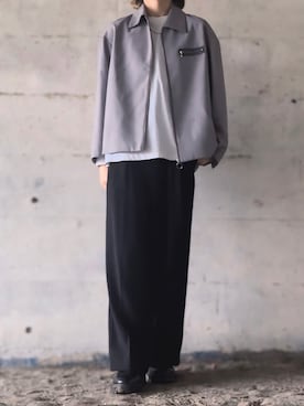 「DOOPZ（ドープス）のアイテム（ジャケット/アウター）」を使った、umiさん（メンズ・180cm）の冬コーディネート