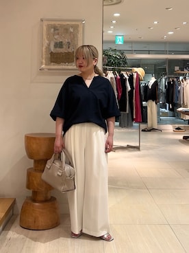 「アイテム（チョーカー）」を使った、モリさん（レディース・151cm）の夏コーディネート