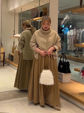 「イエベ春」｜モリさん（レディース・151cm）の秋コーディネート