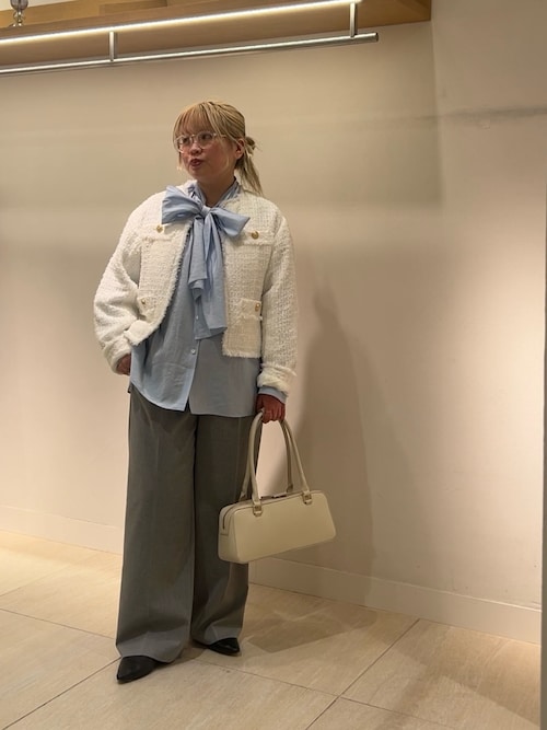 セール】【手洗い可】ツイードショートジャケット（ベスト