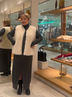 「イエベ春」｜モリさん（レディース・151cm）の冬コーディネート