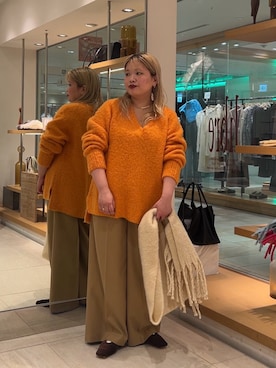 モリさん（骨格ストレート・レディース・151cm）の冬コーディネート