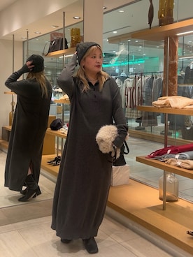 「イエベ春」｜モリさん（レディース・151cm）の冬コーディネート