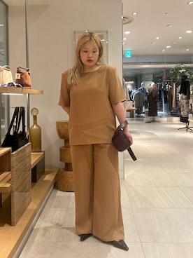 「2.718（ニーテンナナイチハチ）のアイテム」を使った、モリさん（レディース・151cm）の夏コーディネート
