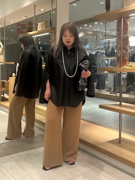 「2.718（ニーテンナナイチハチ）のアイテム」を使った、モリさん（レディース・151cm）の夏コーディネート
