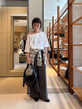 「アイテム（スリッポン）」を使った、gg_chie.yさん（レディース・158cm）の夏コーディネート