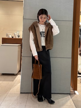 GALLARDAGALANTEのベストを使った人気ファッション