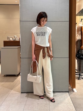 「アイテム（トートバッグ）」を使った、gg_chie.yさん（レディース・158cm）の夏コーディネート