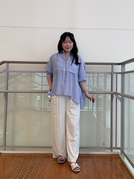 723ncさん（骨格ナチュラル・レディース・160cm）の夏コーディネート