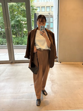 「アイテム（ブーツ）」を使った、dnmaikoさん（レディース・161cm・30代）の秋コーディネート