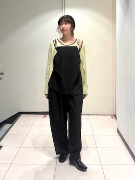 「KBF（ケイビーエフ）のアイテム（ジャケット/アウター）」を使った、うえさん（レディース・154cm）の春コーディネート