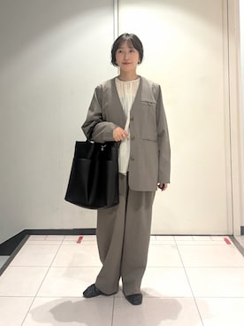 「KBF（ケイビーエフ）のアイテム」を使った、うえさん（レディース・154cm）の春コーディネート