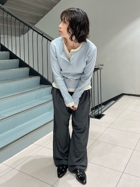 「アイテム（アクセサリー）」を使った、うえさん（レディース・154cm・30代）の秋コーディネート