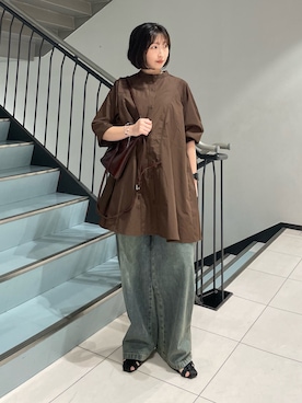 「アイテム（ワンピース/ドレス）」を使った、うえさん（レディース・154cm・30代）の夏コーディネート