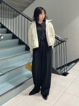 「アイテム（その他アウター）」を使った、うえさん（レディース・154cm）の秋コーディネート