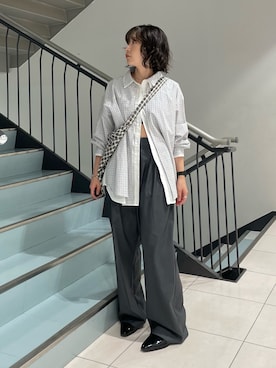 「アイテム（ブレスレット）」を使った、うえさん（レディース・154cm）の秋コーディネート