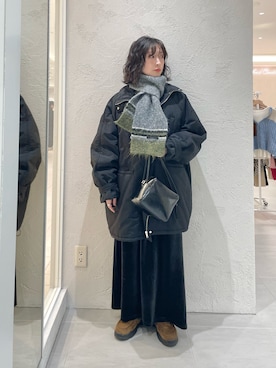 「アイテム（リング）」を使った、うえさん（レディース・154cm・30代）の冬コーディネート