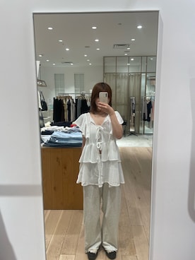 「mystic（ミスティック）のアイテム」を使った、uchida airiさん（骨格ストレート・レディース・160cm）の夏コーディネート