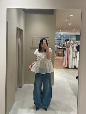 「mystic（ミスティック）のアイテム（パンプス）」を使った、airiさん（レディース・160cm）の夏コーディネート