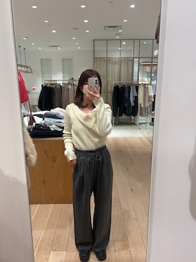 「アイテム（キャミソール）」を使った、uchida airiさん（レディース・160cm・20代）の冬コーディネート