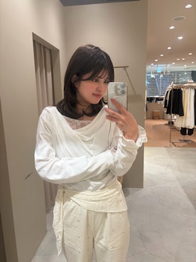 「mystic（ミスティック）のアイテム（バンダナ/スカーフ）」を使った、uchida airiさん（レディース・160cm）の春コーディネート