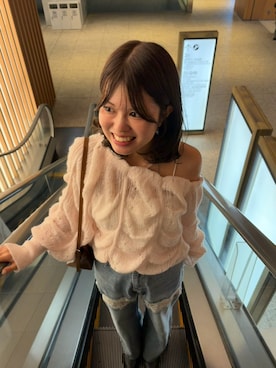 「mystic（ミスティック）のアイテム（ショルダーバッグ）」を使った、uchida airiさん（レディース・160cm）の秋コーディネート