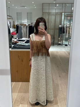「アイテム（その他トップス）」を使った、uchida airiさん（レディース・160cm）の夏コーディネート