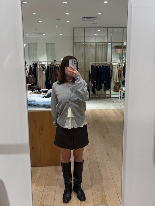 セール】スクエアトゥロングブーツ（ブーツ）｜mystic（ミスティック