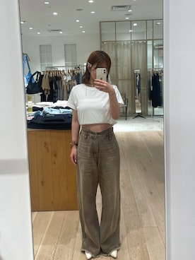 「アイテム（ネックレス）」を使った、uchida airiさん（レディース・160cm）の夏コーディネート