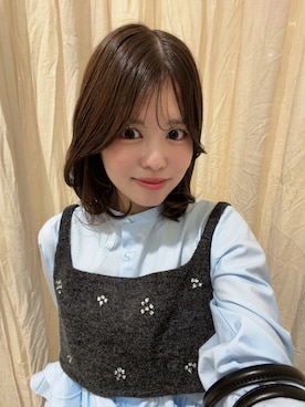 「アイテム（キャミソール）」を使った、uchida airiさん（レディース・160cm）の秋コーディネート